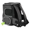 ZOLUX Nomad Mochila transportín para perros y gatos con compartimento para portátil - 33x29x40 cm, Gris antracita