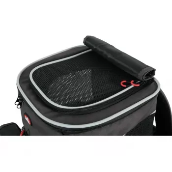 ZOLUX Nomad Mochila transportín para perros y gatos con compartimento para portátil - 33x29x40 cm, Gris antracita