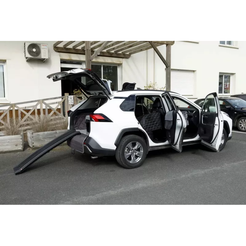 ZOLUX Nomad Rampa para perros para el coche 151,5x40x16 cm Negro