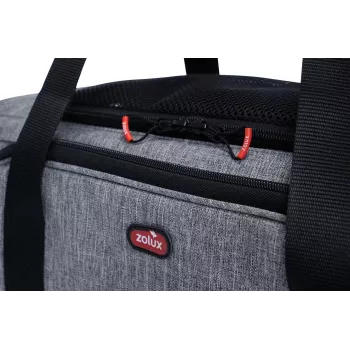 ZOLUX NOMAD M Bolsa de transporte ampliable para mascotas 44x28x28 cm Gris