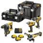 DEWALT DCK428P3T 18V XR Set combinado a batería de 4 piezas con 3 baterías de 5,0 Ah, cargador y maletín TSTAK