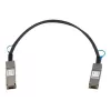 StarTech.com cable Direct Attach QSFP+ de 0,5m - compatible con MSA - cable Twinax pasivo QSFP+ 40G - de QSFP a QSFP - negro