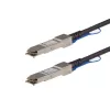 StarTech.com cable Direct Attach QSFP+ de 0,5m - compatible con MSA - cable Twinax pasivo QSFP+ 40G - de QSFP a QSFP - negro