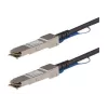 StarTech.com cable Direct Attach QSFP+ de 0,5m - compatible con MSA - cable Twinax pasivo QSFP+ 40G - de QSFP a QSFP - negro