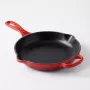 Le Creuset Sartén para freír y servir de hierro fundido negro 23 cm