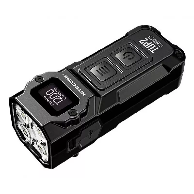 Nitecore TUP2 Linterna de llavero negra 1200lm USB-C