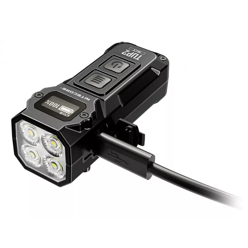 Nitecore TUP2 Linterna de llavero negra 1200lm USB-C