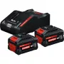 Bosch Expert Set de inicio 18V, 2 baterías ProCORE18V 8.0Ah + cargador GAL 18V-160 C, negro, AMPShare Alliance