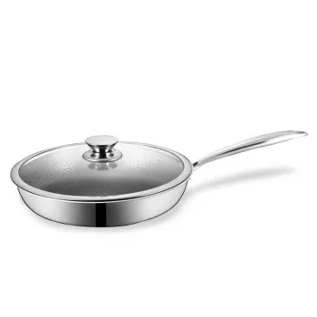 Maestro MR-1216-26 Sartén con tapa 26 cm aluminio hierro fundido mármol antiadherente apta para inducción negro/gris
