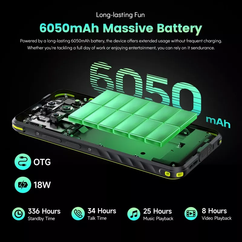 ULEFONE Armor X31 6GB RAM 128GB almacenamiento naranja 4G LTE Smartphone resistente