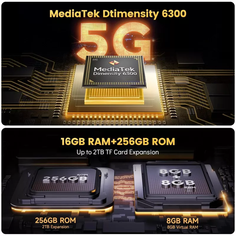 ULEFONE ARMOR X31 PRO 8/256GB negro Teléfono móvil resistente