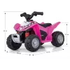 MILLY MALLY Quad Honda ATV a batería rosa