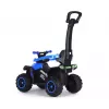 MILLY MALLY Bicicleta infantil con barra de empuje azul salvaje