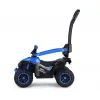 MILLY MALLY Bicicleta infantil con barra de empuje azul salvaje