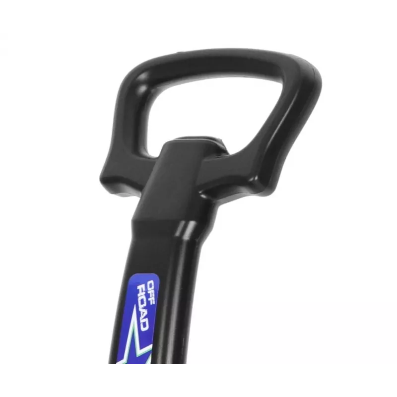 MILLY MALLY Bicicleta infantil con barra de empuje azul salvaje