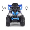 MILLY MALLY Bicicleta infantil con barra de empuje azul salvaje