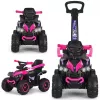 MILLY MALLY Bicicleta infantil con barra de empuje Wild Pink 12
