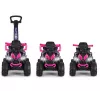 MILLY MALLY Bicicleta infantil con barra de empuje Wild Pink 12