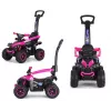 MILLY MALLY Bicicleta infantil con barra de empuje Wild Pink 12