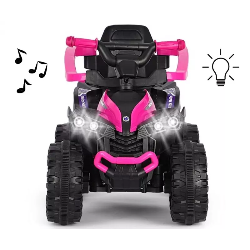 MILLY MALLY Bicicleta infantil con barra de empuje Wild Pink 12