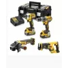 DEWALT DCK440P2T-QW Set combinado de batería de 4 piezas 18V (2x5,0Ah, XR Li-Ion, sin escobillas)