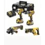 DEWALT DCK440P2T-QW Set combinado de batería de 4 piezas 18V (2x5,0Ah, XR Li-Ion, sin escobillas)