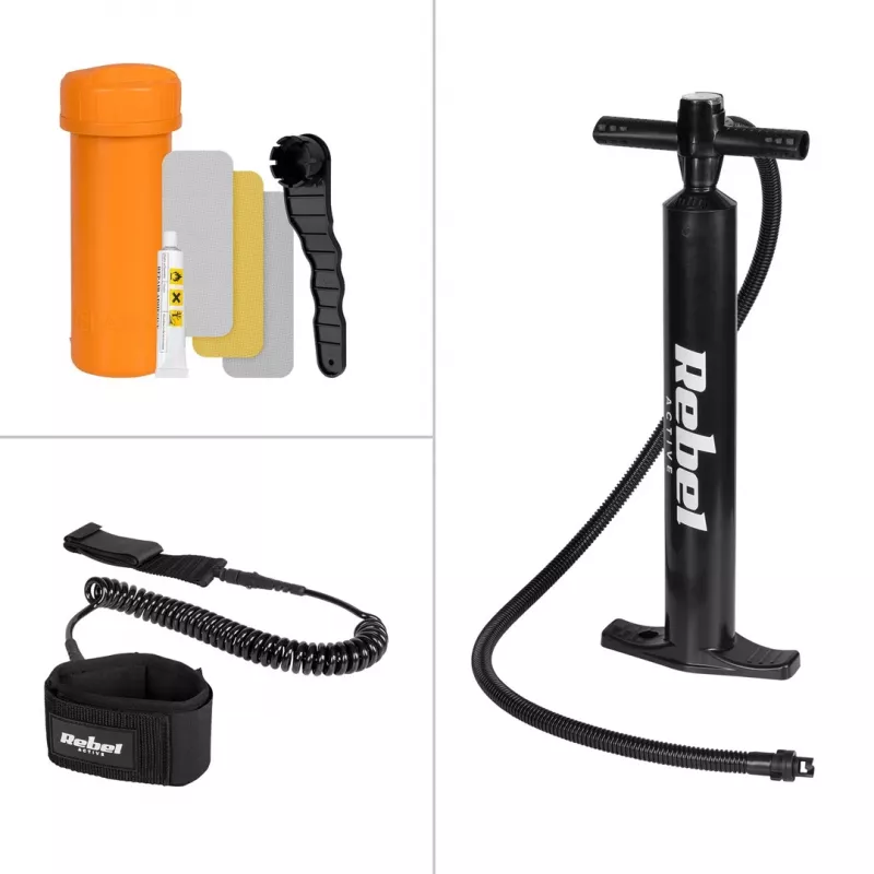 REBEL Active Pro Touring Set de tabla de SUP inflable 381 cm RBA-4512