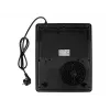 BLOW Placa de inducción, zona de cocción única, placa ajustable, 2000W, negro