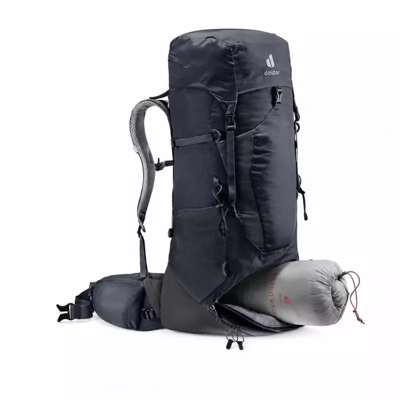 Deuter Aircontact Lite 40+10 Mochila negro/gris