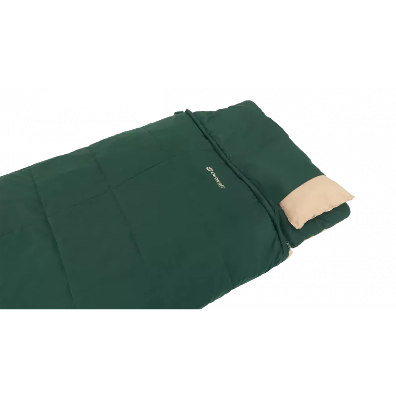Outwell Contour Prime Green Saco de dormir 220x85 cm -13 a 16°C Cremallera derecha
