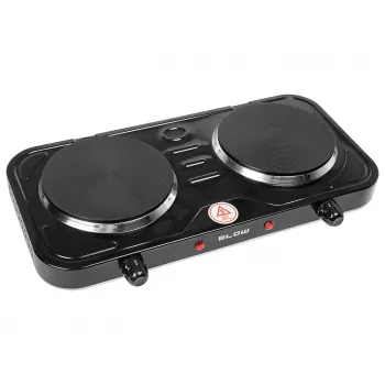 BLOW Cocina eléctrica de dos fuegos ajustable 2000W