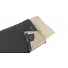 Outwell Contour Prime Saco de dormir sintético (190 cm) - Negro, cremallera derecha