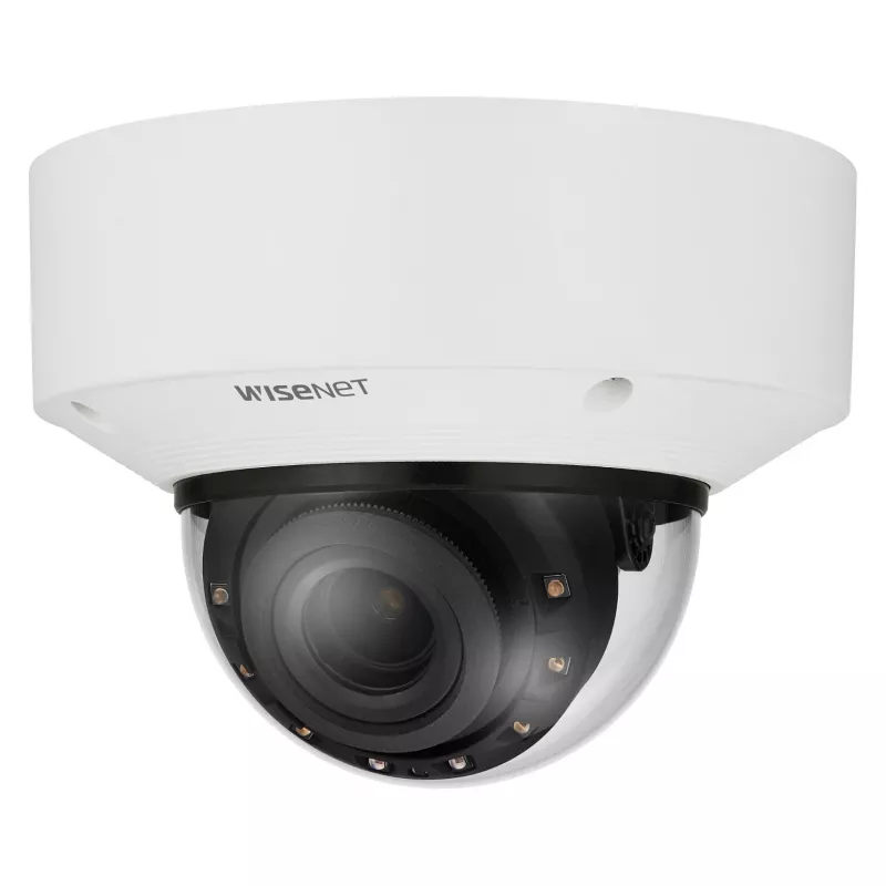 Hanwha Vision WiseNet X XNV-C9083R cámara de red Fixed Dome, 4K, AI, IR, para exteriores