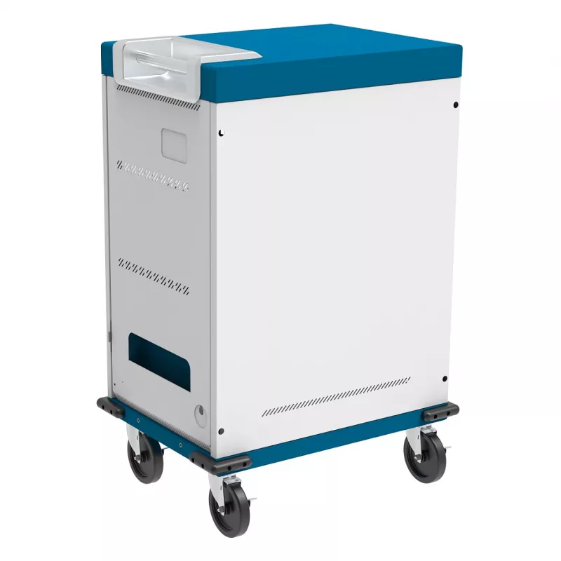 GoodConnections GEMMA T32C Carro de carga para tablets USB-C 18W por puerto PD3.0 QC3.0 Blanco/Azul