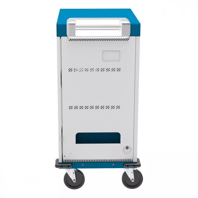 GoodConnections GEMMA T32C Carro de carga para tablets USB-C 18W por puerto PD3.0 QC3.0 Blanco/Azul