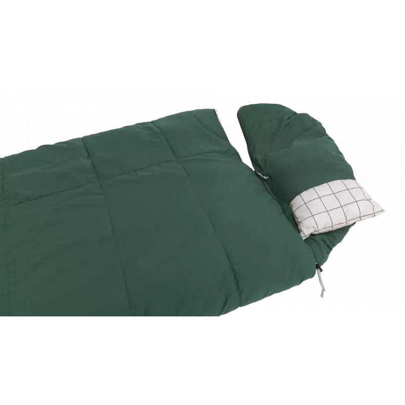 Outwell Camper Prime Green Saco de dormir 235 x 90 cm -15 a 5 °C Cremallera derecha