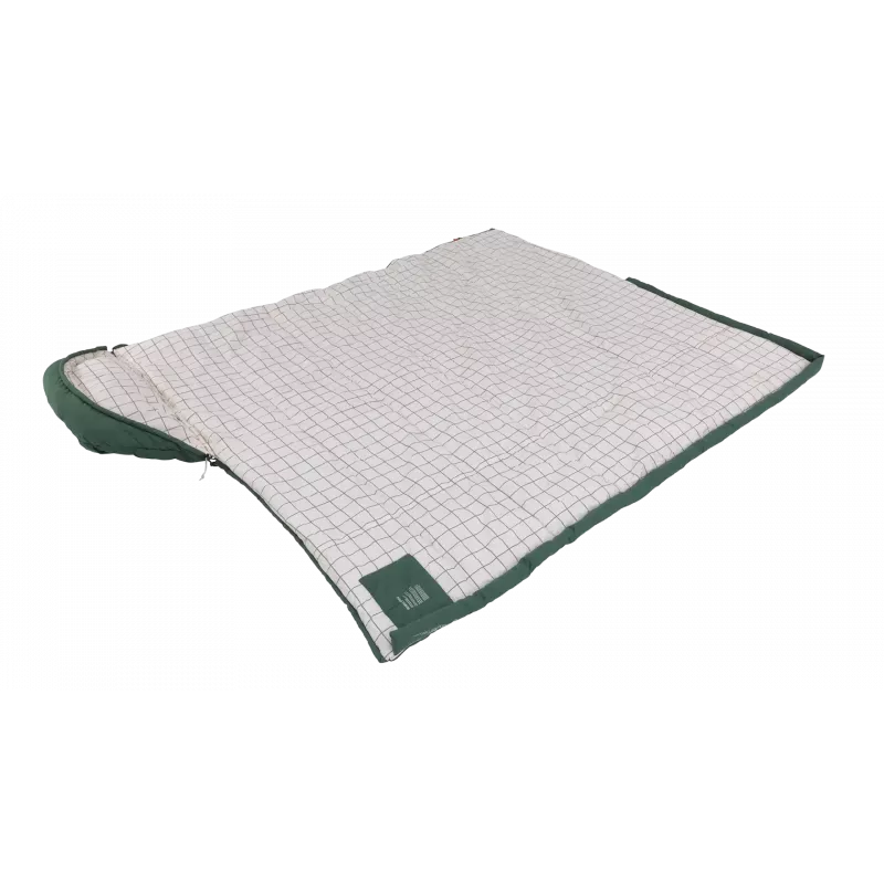 Outwell Camper Prime Green Saco de dormir 235 x 90 cm -15 a 5 °C Cremallera derecha