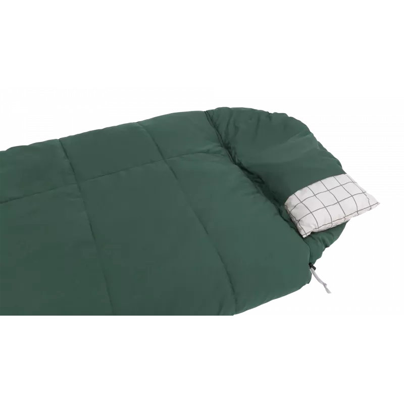Outwell Camper Prime Green Saco de dormir 235 x 90 cm -15 a 5 °C Cremallera derecha