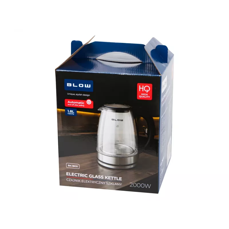 BLOW Hervidor de cristal 2000W BK-18GS