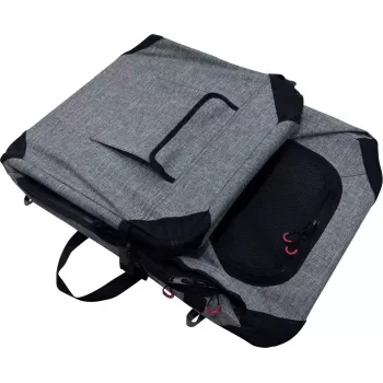 ZOLUX NOMAD S Transportín plegable de tela para mascotas 42x60x42cm Gris