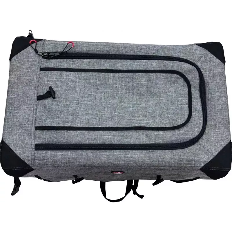 ZOLUX NOMAD S Transportín plegable de tela para mascotas 42x60x42cm Gris