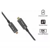 Cable Activo Óptico USB 3.2 Gen 2 USB-C a USB-C Equip 15m Negro