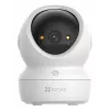 Cámara de Vigilancia IP Domo EZVIZ H6c G1 4K Interior, 4K UHD, 3840x2160, Wi-Fi, Ethernet, Visión Nocturna, Audio Bidireccional, Detección IA, Montaje en Techo/Pared/Mesa
