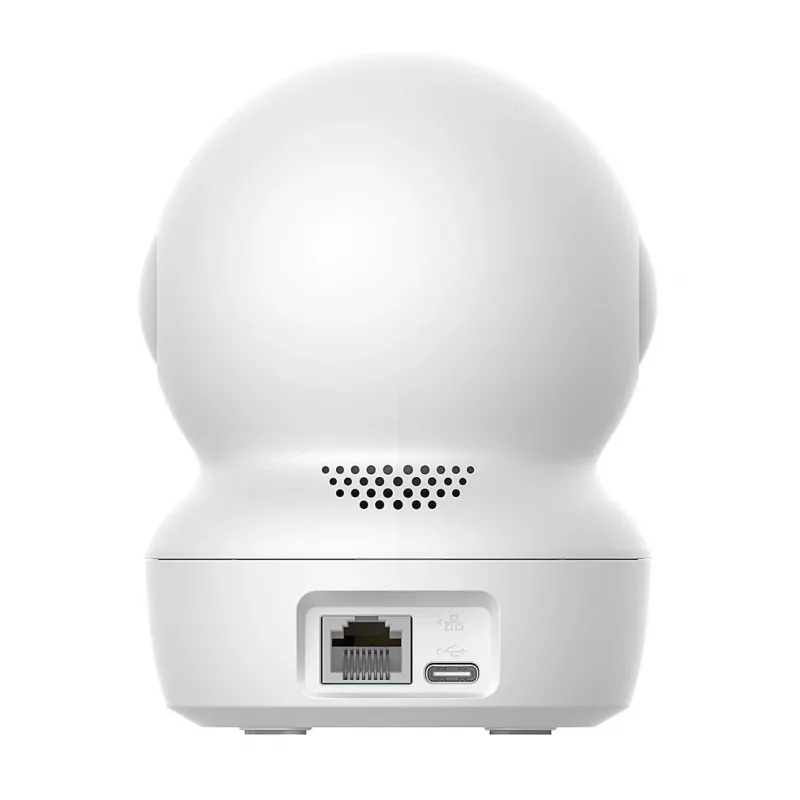 Cámara de Vigilancia IP Domo EZVIZ H6c G1 4K Interior, 4K UHD, 3840x2160, Wi-Fi, Ethernet, Visión Nocturna, Audio Bidireccional, Detección IA, Montaje en Techo/Pared/Mesa