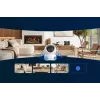 Cámara de Vigilancia IP Domo EZVIZ H6c G1 4K Interior, 4K UHD, 3840x2160, Wi-Fi, Ethernet, Visión Nocturna, Audio Bidireccional, Detección IA, Montaje en Techo/Pared/Mesa
