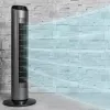 Ventilador de Torre Cecotec EnergySilence 8190 Skyline Ionic, Ventilador de Pie, 60 W, 29 cm, 3 Velocidades, Oscilación, Temporizador, Mando a Distancia, Gris