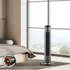 Ventilador de Torre Cecotec EnergySilence 8190 Skyline Ionic, Ventilador de Pie, 60 W, 29 cm, 3 Velocidades, Oscilación, Temporizador, Mando a Distancia, Gris
