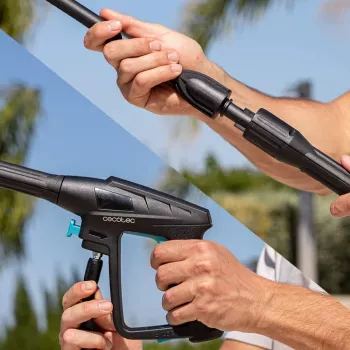 Hidrolimpiadora Eléctrica con Cable Cecotec HydroBoost 1600 Car&Garden 1600 W 135 bar Negro/Gris