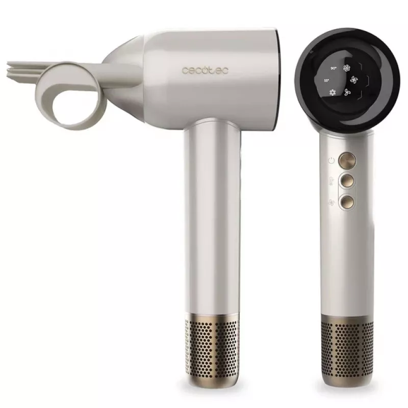 Secador de Pelo Cecotec DryGlam Waves Champagne 1600 W