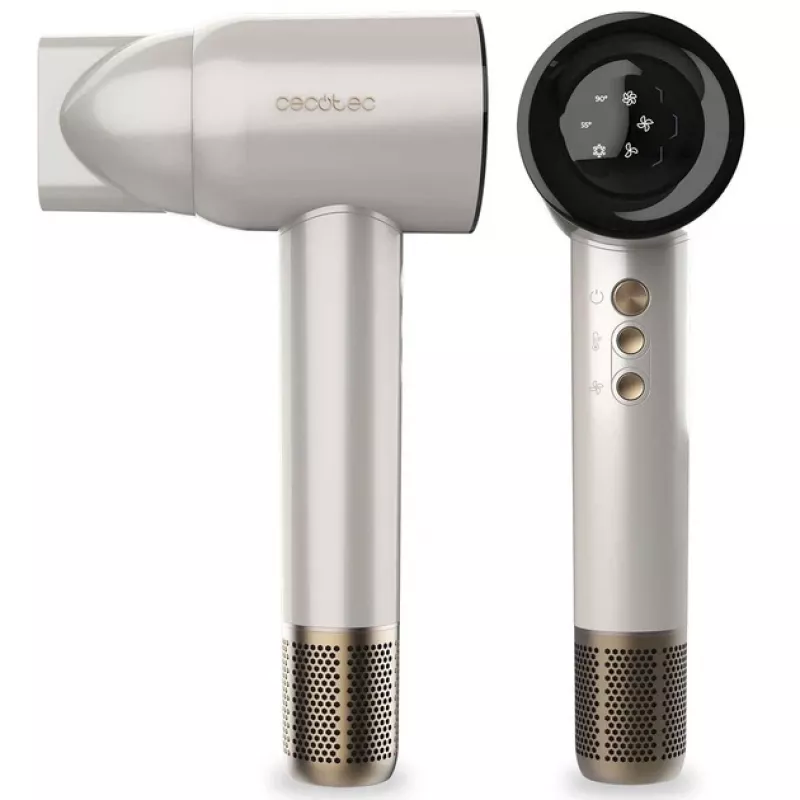 Secador de Pelo Cecotec DryGlam Waves Champagne 1600 W